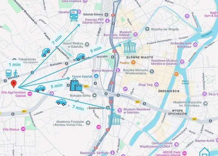 Rum i privatbostad Pluto - 15 Min To Old Town